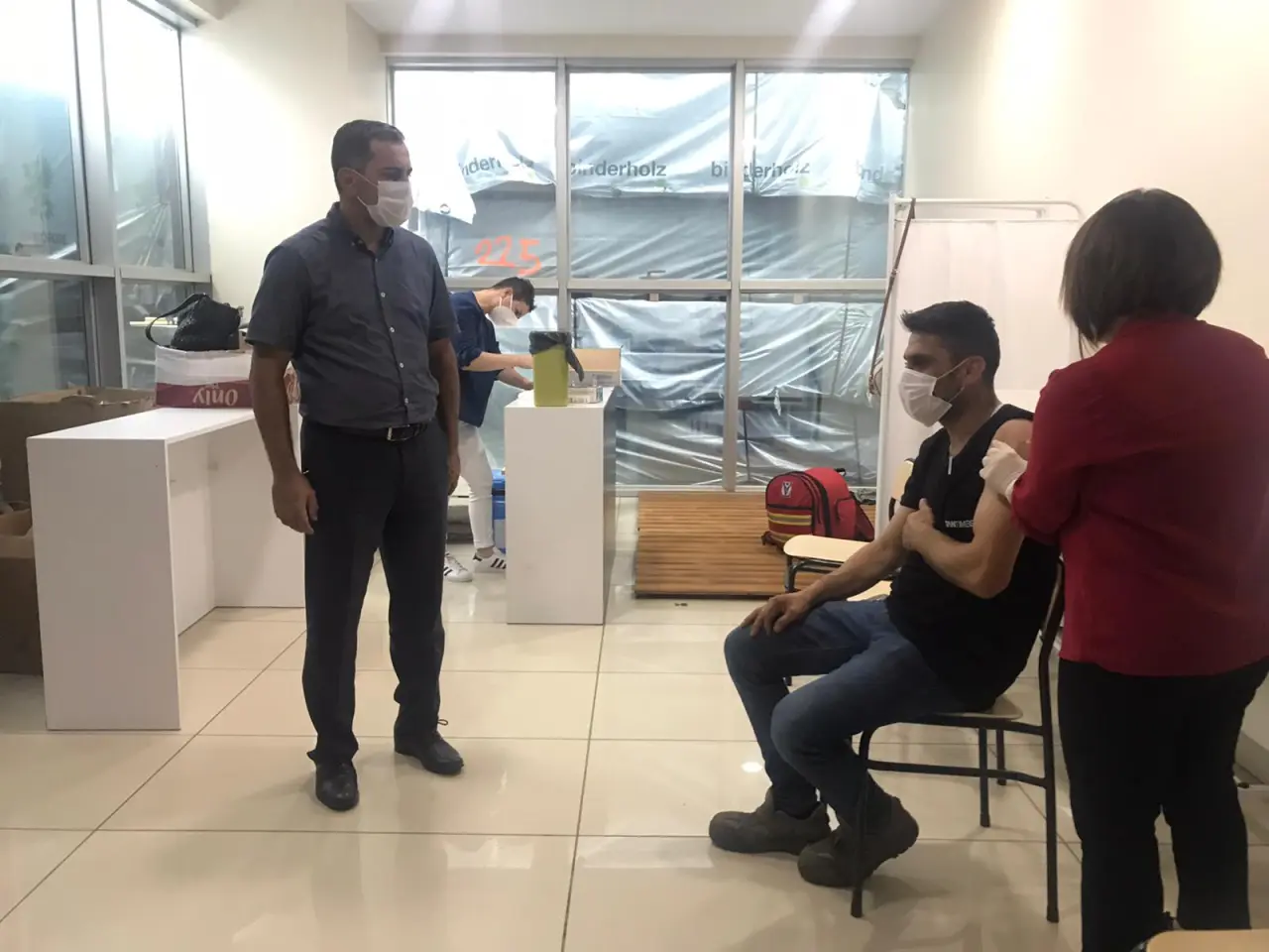 Haber: Hendek’te Aşı Çadırı Kuruldu - Galeri-1