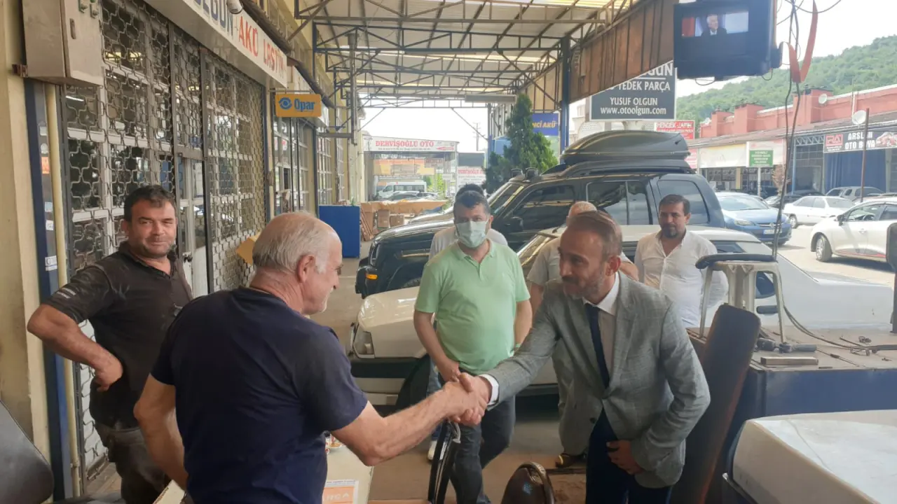 Haber: Demirel Sanayi Esnafını Ziyaret Etti - Galeri-4