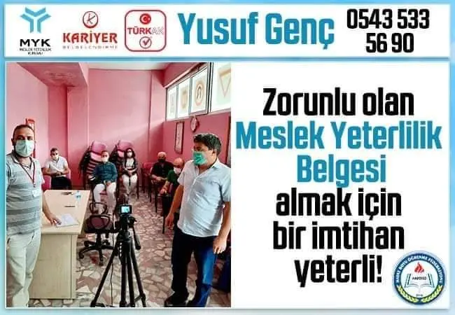 Haber: Mesleki Yeterlilik Sınavlarına Yoğun İlgi - Galeri-11