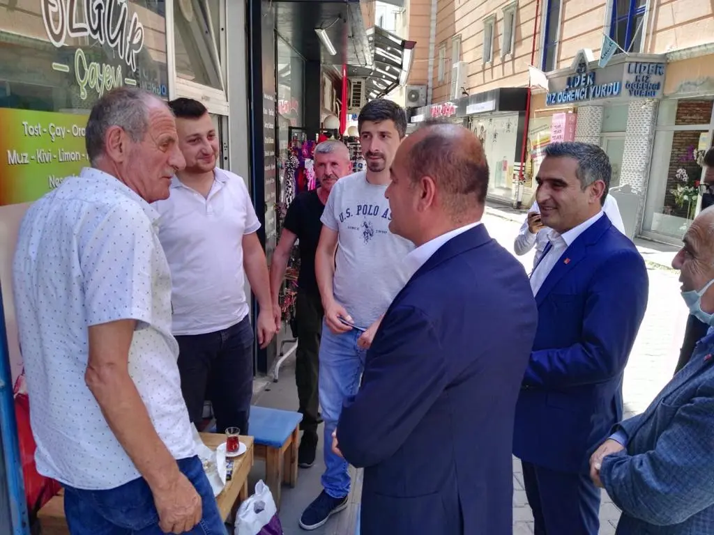 Haber: CHP Heyeti Esnafın Sorunlarını Dinledi - Galeri-1