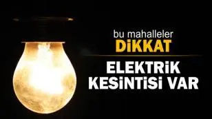 Haber: Hendek’te bu mahallelerde Elektrik Kesintisi olacak - Öne Çıkan