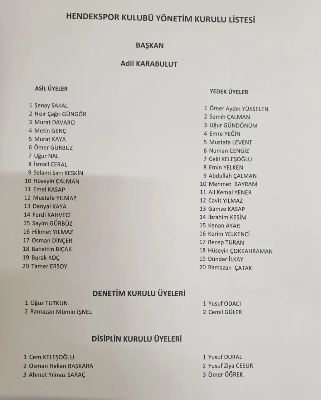 Haber: Karabulut; Yaşasın Hendekspor - Galeri-6