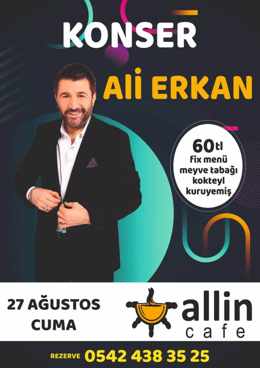 Haber: Ali Erkan Allin Cafede Sahne Alacak - Galeri-1