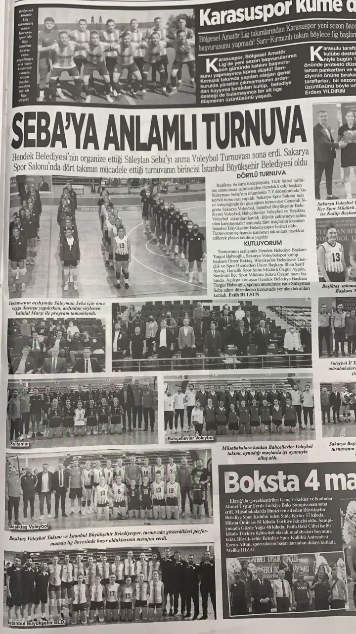 Haber: Spor Basınında Hendek Zirve Yaptı - Galeri-7