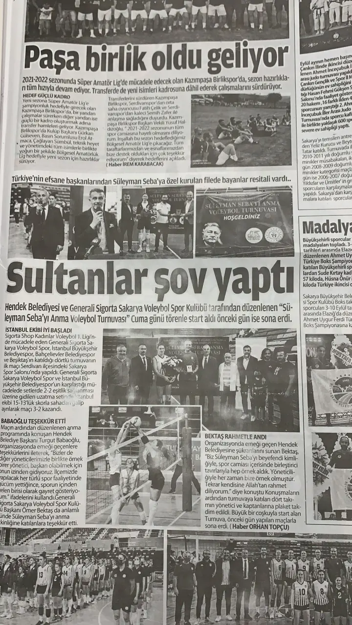 Haber: Spor Basınında Hendek Zirve Yaptı - Galeri-5