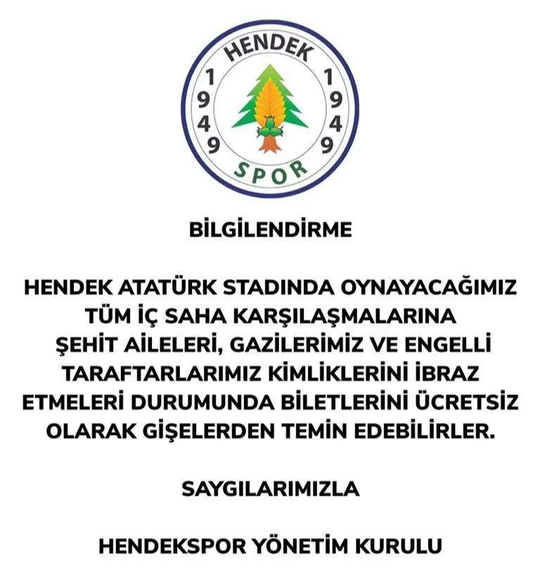 Haber: Hendekspor Maçlarını Ücretsiz İzleyecekler - Öne Çıkan
