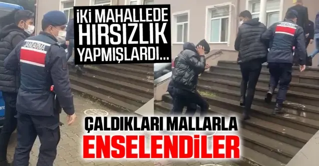 Haber: Çaldıkları Malzemelerle Enselendiler - Öne Çıkan