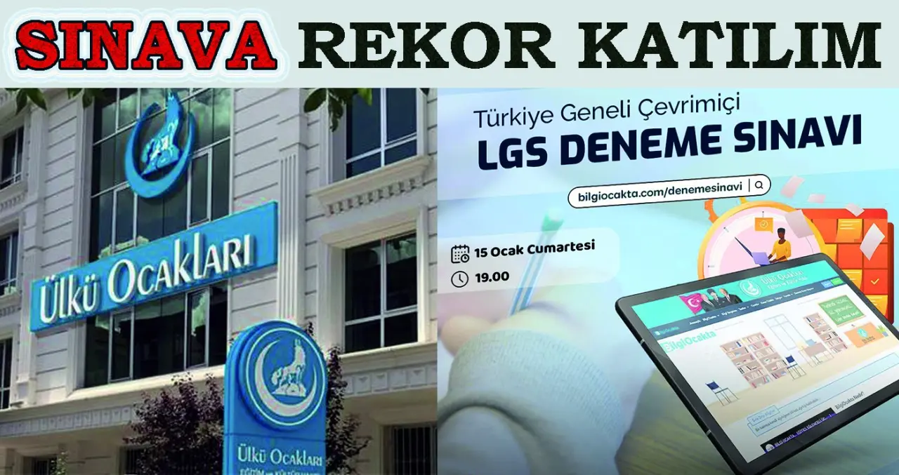 Haber: ÜLKÜ OCAKLARI’NDAN TÜRKİYE’NİN EN BÜYÜK ÇEVRİMİÇİ DENEME SINAVI - Öne Çıkan