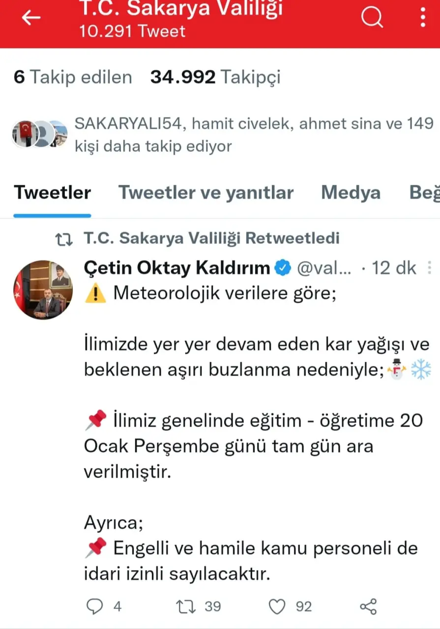 Haber: Eğitime Bir gün daha ara verildi - Galeri-1
