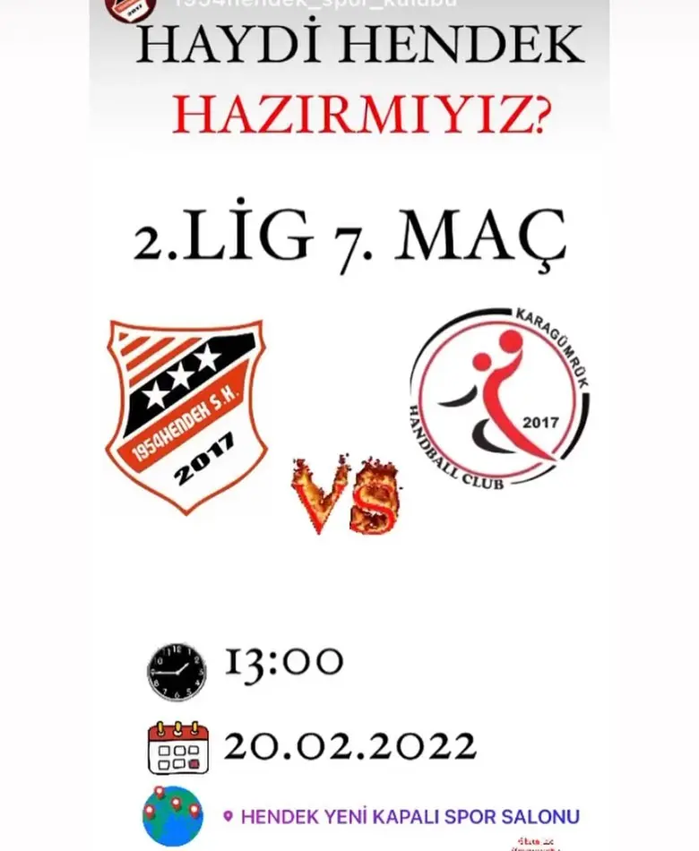 Haber: 1954 Hendekspor Hentbol Evinde Galibiyet İstiyor - Galeri-1