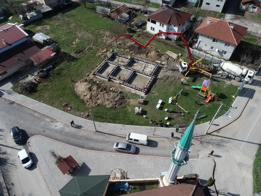 Haber: YUSUF ZİYA CAMİİ KURAN KURSUNUN TEMELİ ATILDI - Galeri-1
