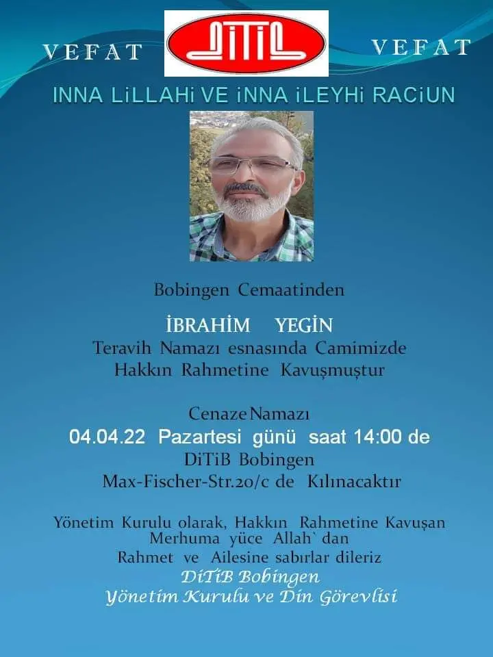 Haber: Teravih Kılarken Hayatını Kaybetti - Galeri-1