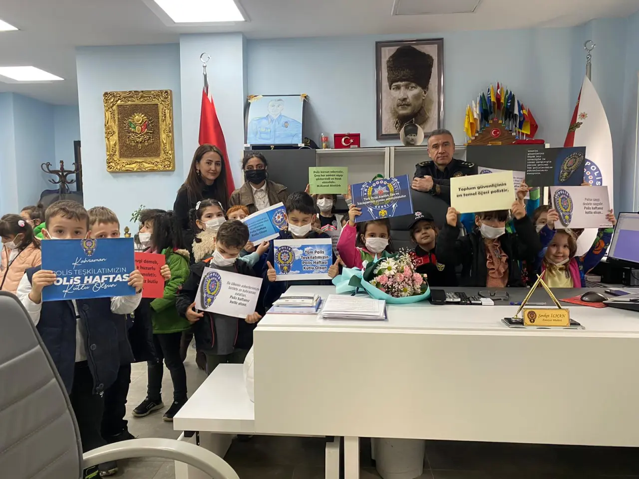 Haber: İmge Anaokulu Öğrencileri Polis Haftasında İlçe Emniyet Müdürlüğünü Ziyaret Etti - Galeri-6
