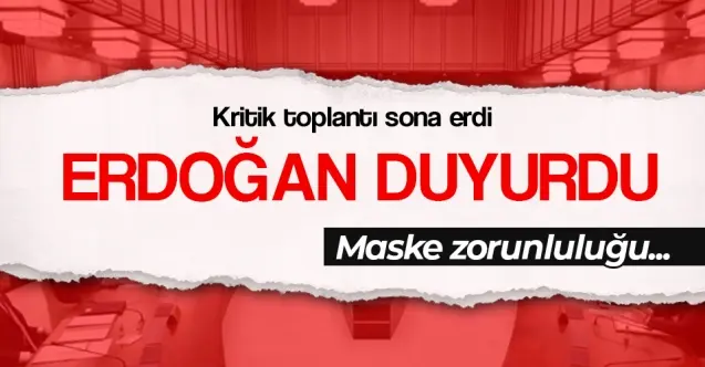 Haber: Cumhurbaşkanı Duyurdu. Maske Zorunluluğu Kalktımı - Öne Çıkan