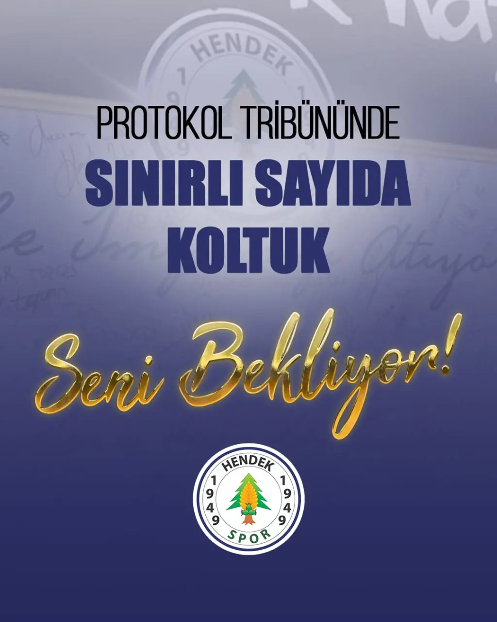 Haber: Hendekspor protokol için sezonluk kombine bilet satışı başlattı - Öne Çıkan