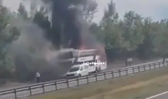 Haber: Otobüste yangın! Ekipler sevk edildi - Galeri-2