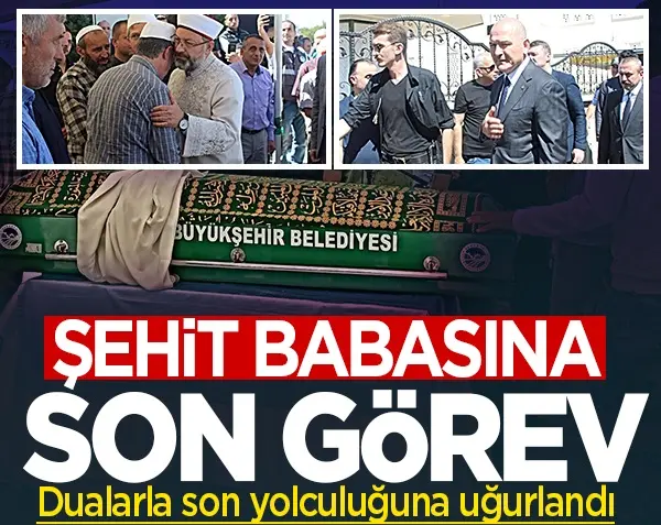 Haber: Şehit babasına son görev - Öne Çıkan