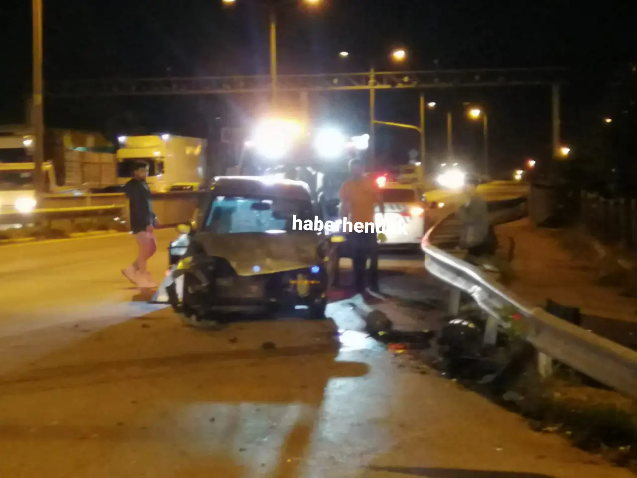 Haber: Kafa kafaya çarpıştılar 2 yaralı - Öne Çıkan