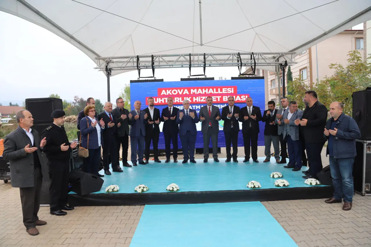 Haber: Akova Mahalle Muhtarlığının Temeli Atıldı - Öne Çıkan