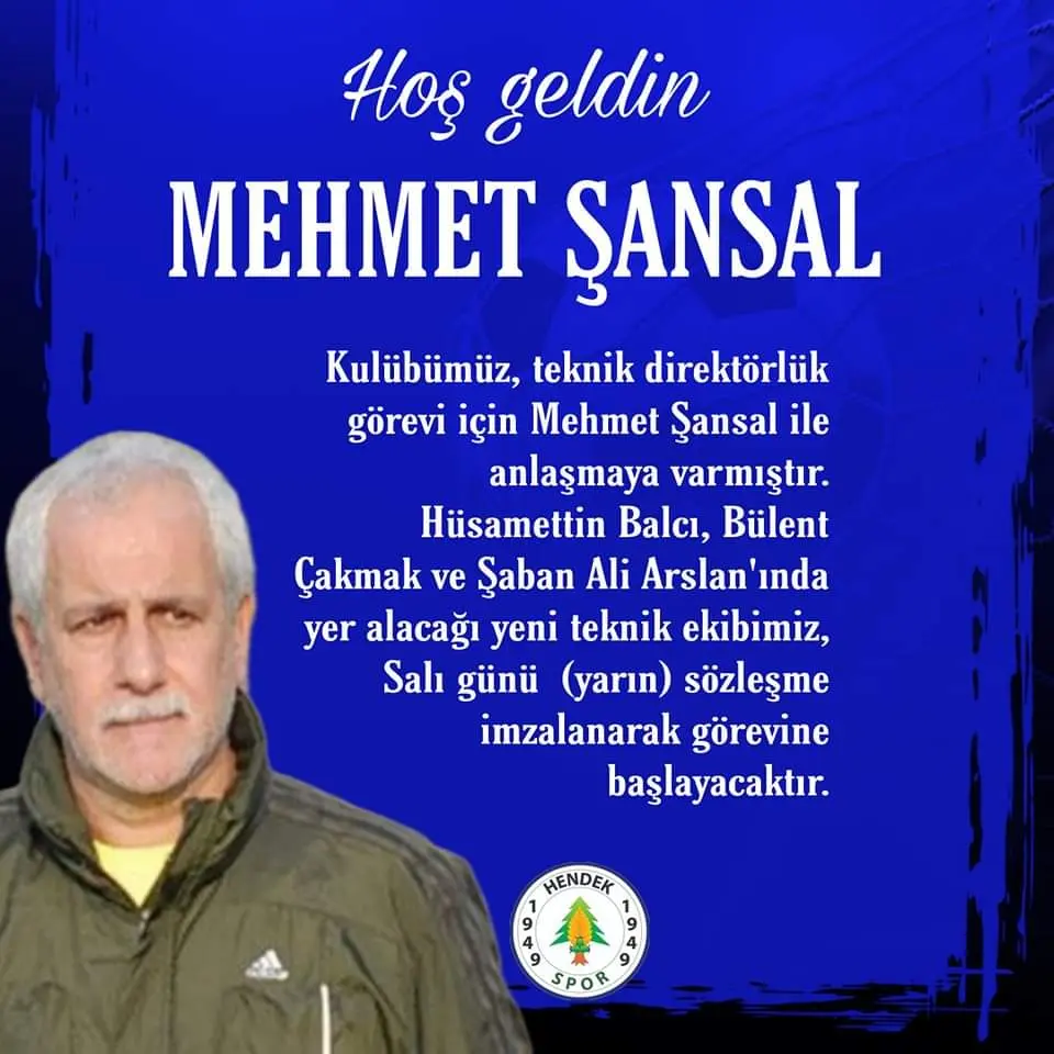 Haber: Hendekspor’un Yeni Hocası belli oldu - Öne Çıkan