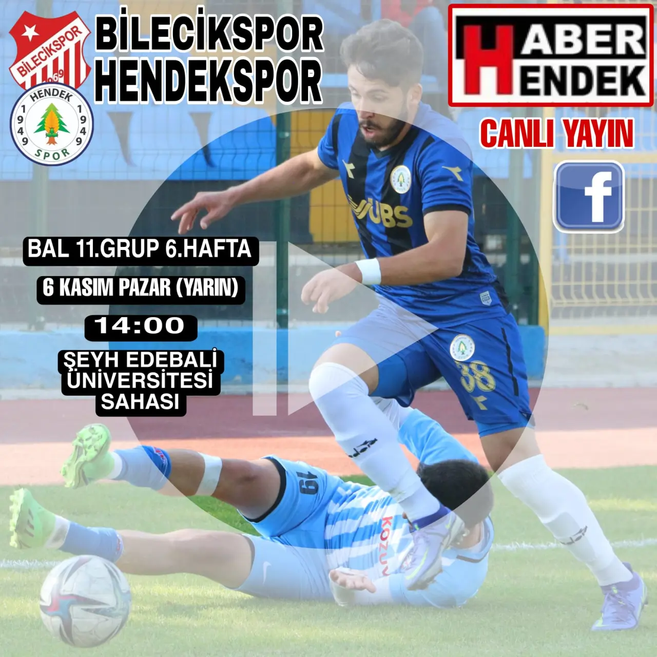 Haber: Bilecikspor, Hendekspor Maçı Canlı Yayını Haberhendek'te - Öne Çıkan