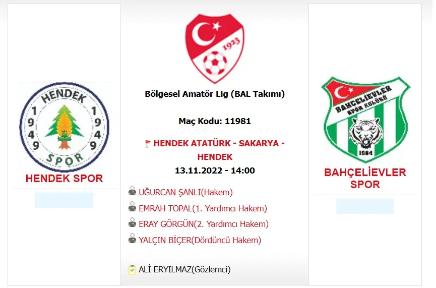 Haber: Hendekspor ve Dereköyspor Evinde Oynayacak - Öne Çıkan