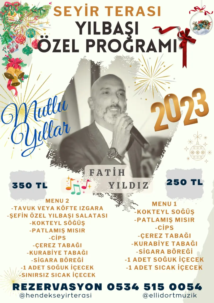 Haber: Seyir Terasında Yılbaşı Özel Programı - Öne Çıkan