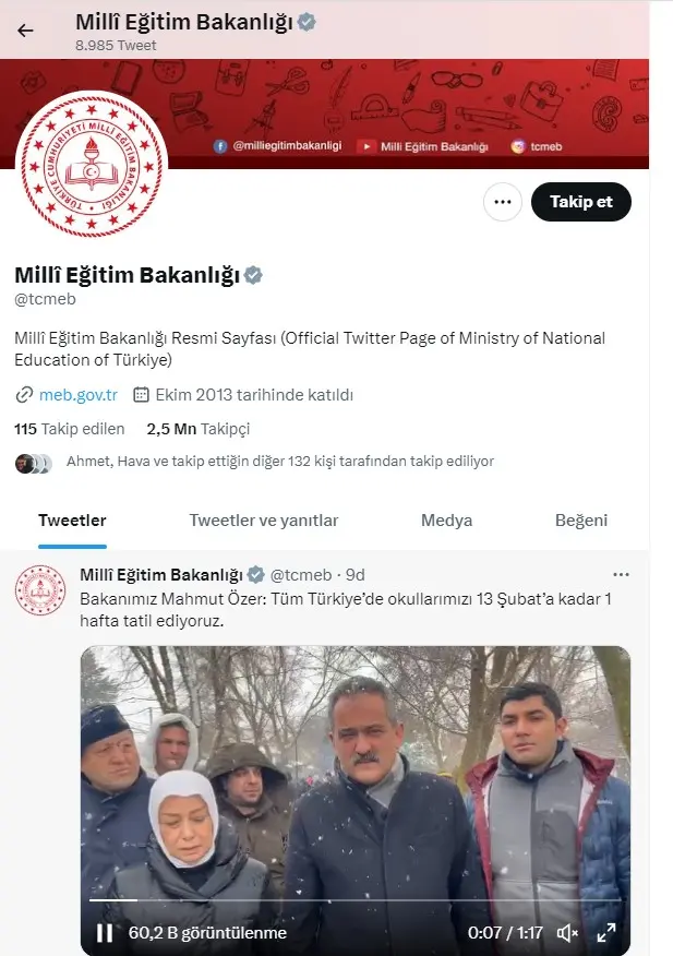 Haber: Tüm Türkiye’de Okullar Tatil edildi - Galeri-1
