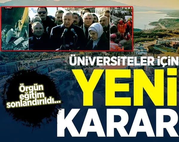 Haber: Üniversiteler yaza kadar tatil edildi - Öne Çıkan