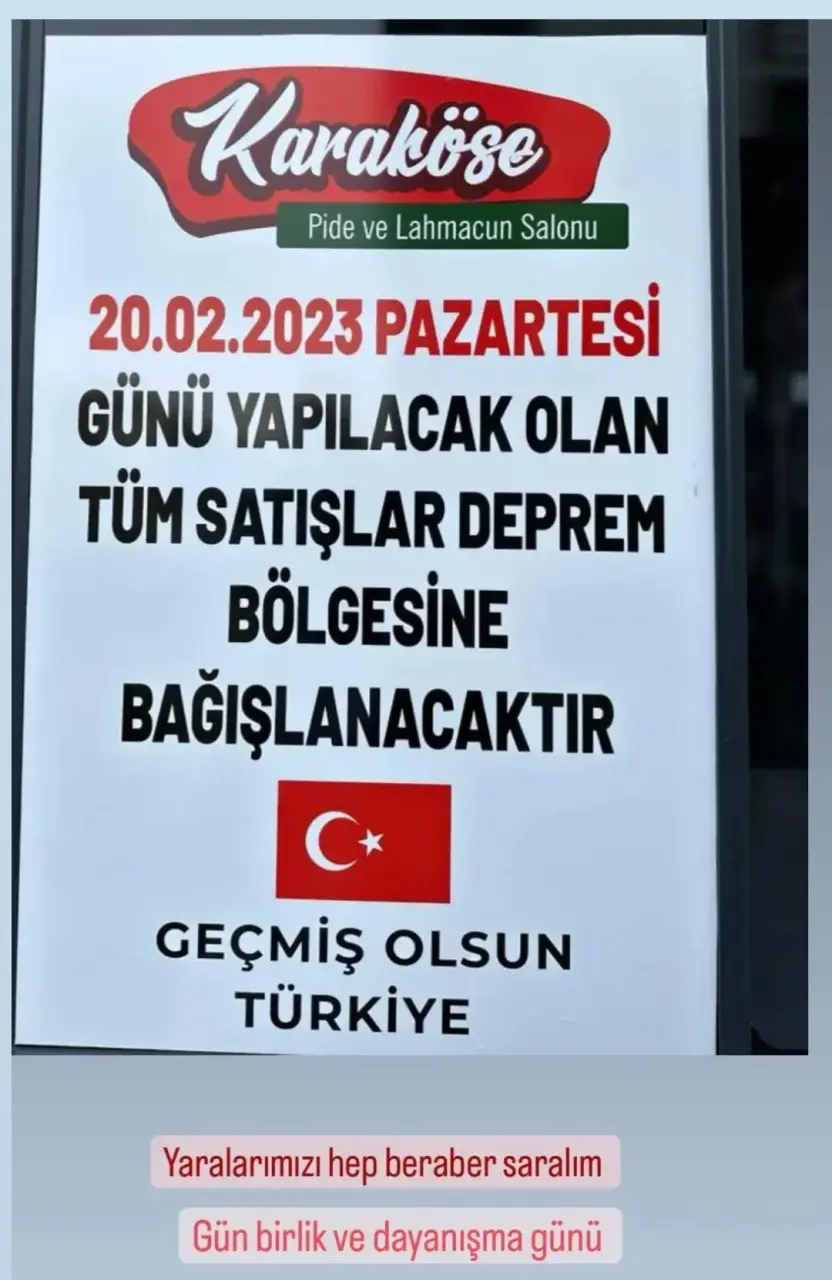 Haber: Satışlardan elde edilen geliri deprem bölgesi için bağışlayacak - Öne Çıkan
