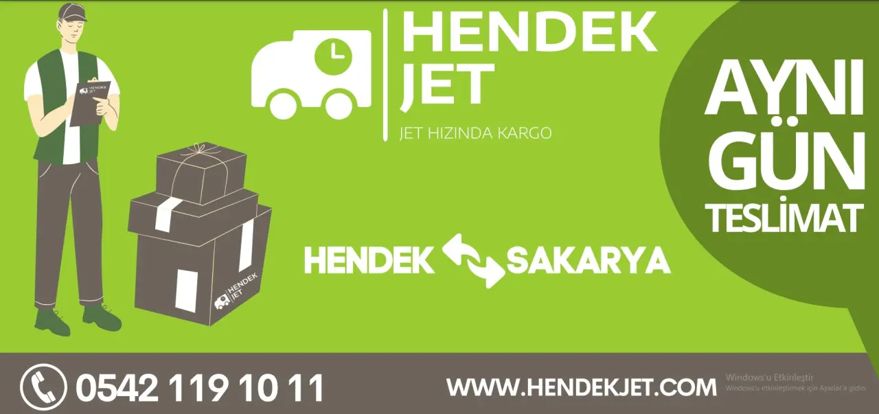 Haber: Hendek Jet Kargo Hizmetinizde, aynı gün teslimat - Öne Çıkan