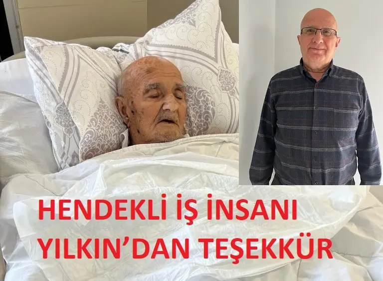 Haber: Hendekli iş İnsanı Yılkın’dan Teşekkür - Öne Çıkan