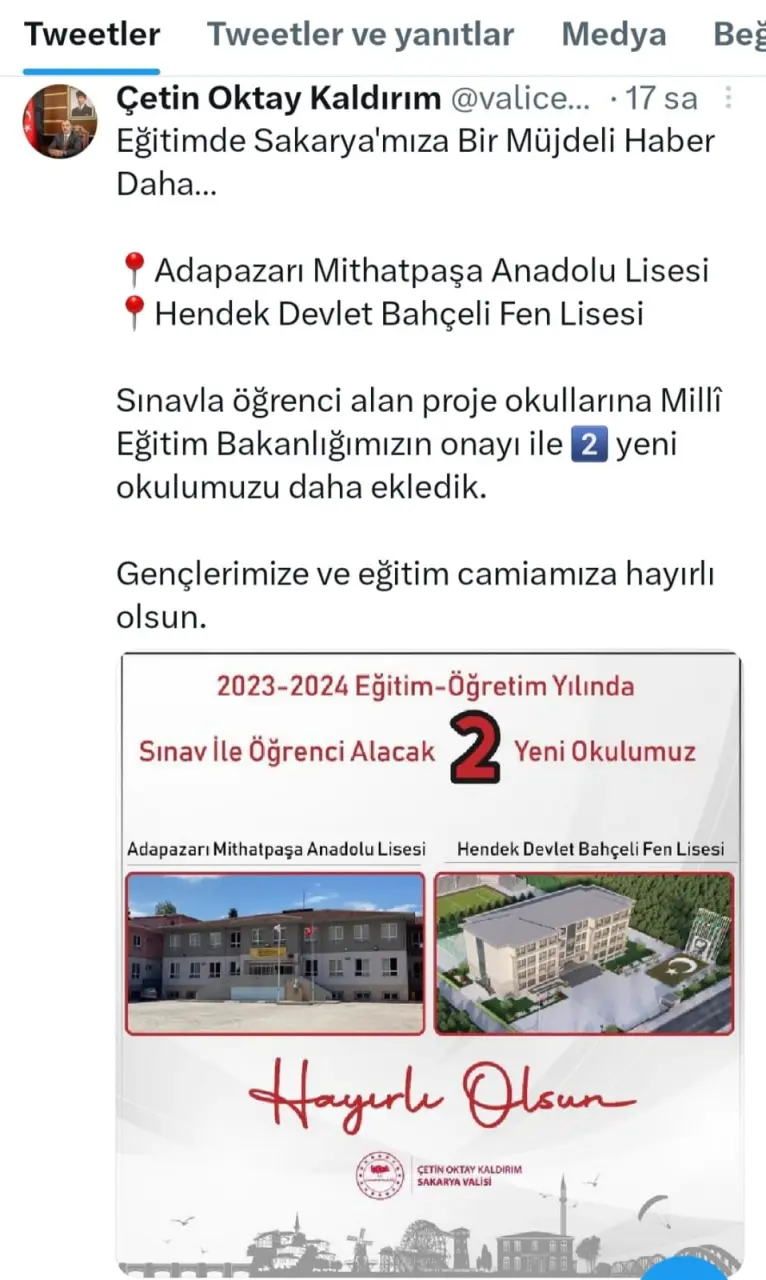 Haber: Vali Kaldırım, Devlet Bahçeli Fen Lisesine Öğrenci Alınacağını Duyurdu - Galeri-1