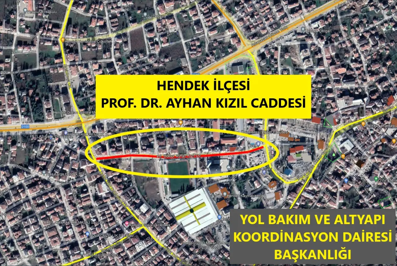 Haber: Hendek Prof. Dr. Ayhan Kızıl Caddesi o gün trafiğe kapanıyor - Öne Çıkan