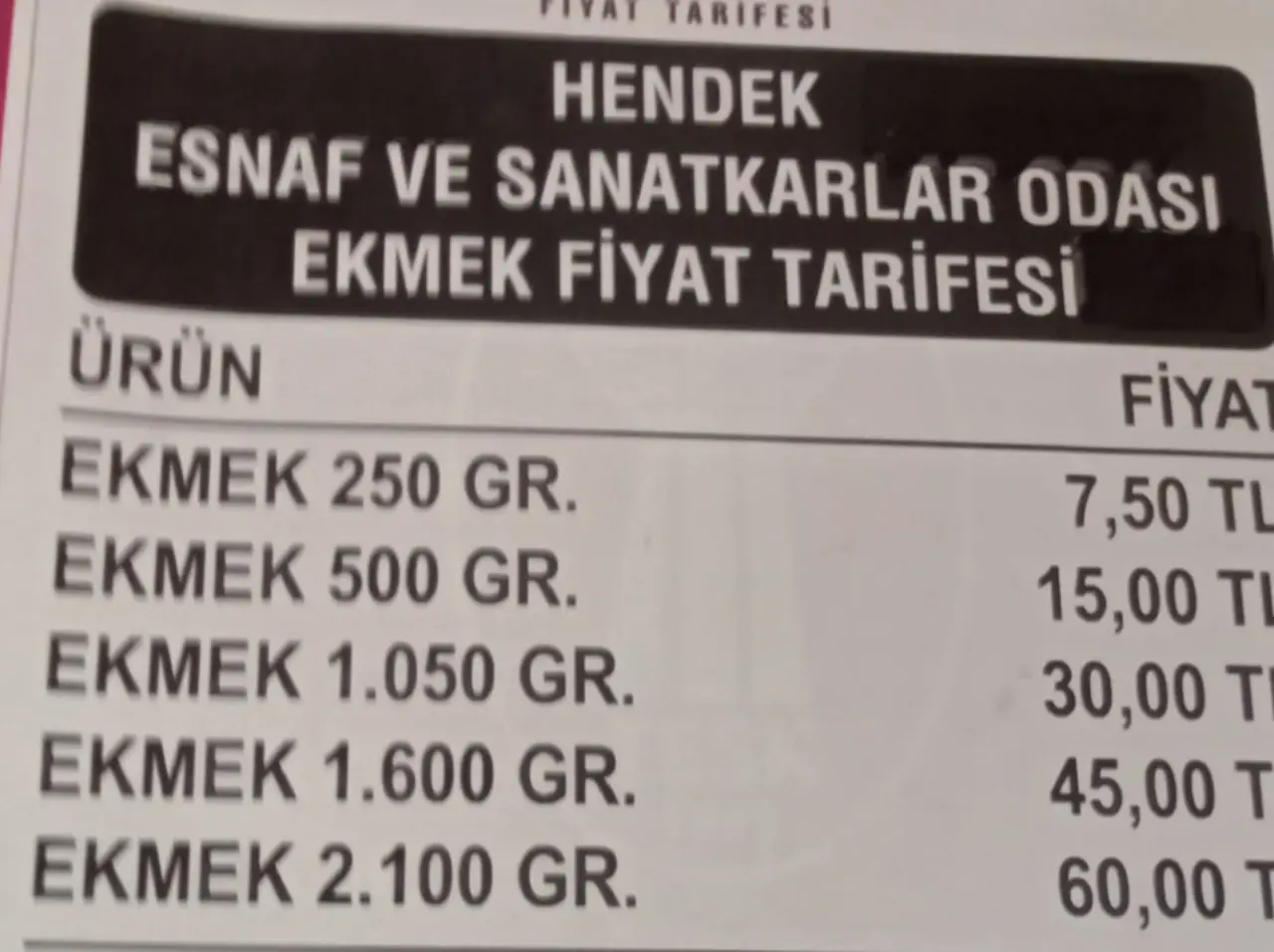 Haber: Ekmek artık o fiyattan satılacak - Galeri-1