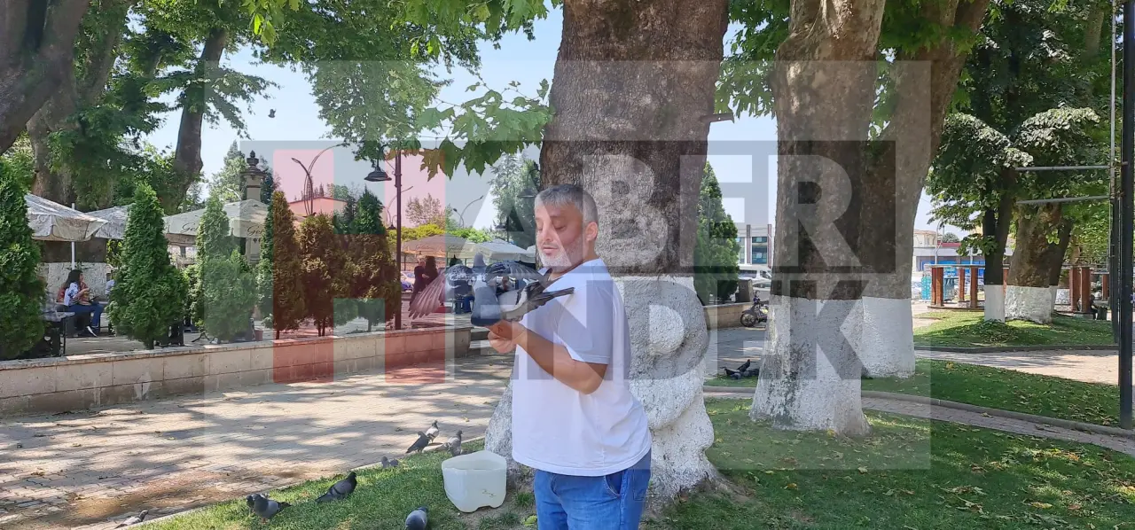 Haber: Amigo Fatih Güvercinleri elleriyle besliyor - Öne Çıkan