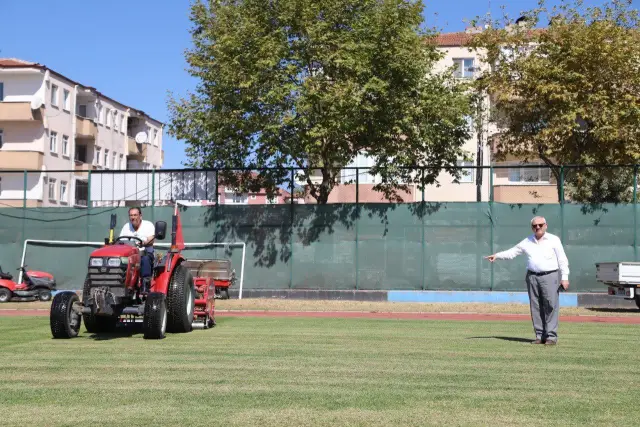 Bahadır sezon öncesi sahada incelemelerde bulundu