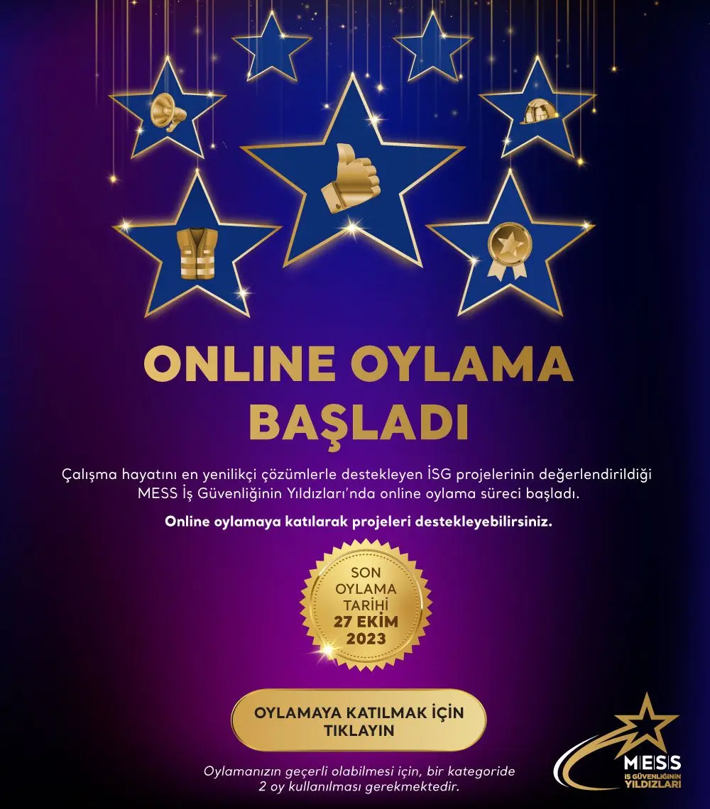 Haber: MESS İş Güvenliğinin Yıldızları Yarışmasında Online Oylama Başladı - Öne Çıkan