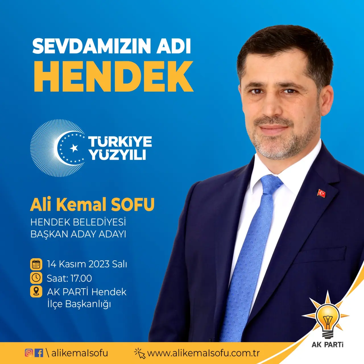 Haber: Sofu, Resmi Adaylık Başvurusunu Yarın Yapıyor - Öne Çıkan