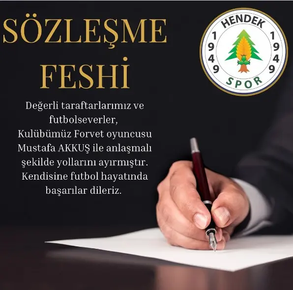 Haber: Akkuş Hendekspor’dan ayrıldı - Galeri-1