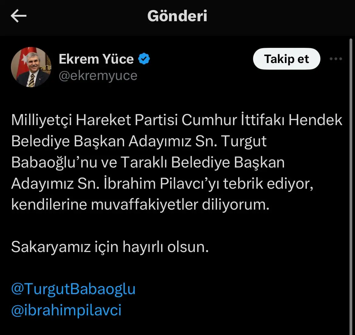 Haber: Cumhur İttifakının Belediye Başkan Adayı açıklandı - Galeri-1
