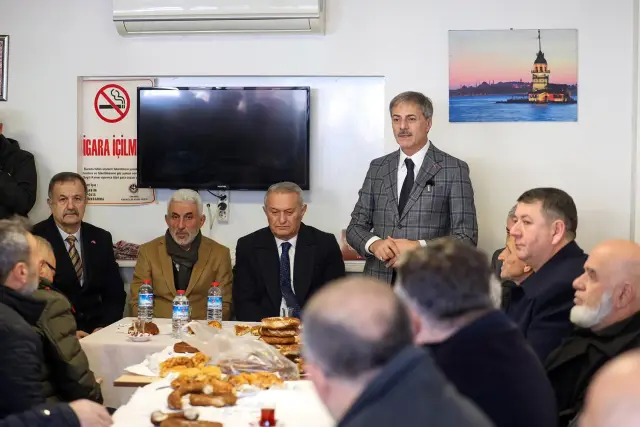 Başkan Adayı Yusuf Alemdar Atatürk Sanayi Sitesini ziyaret etti