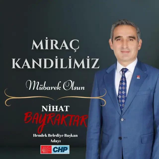 Bayraktar'dan Miraç Kandili Mesajı