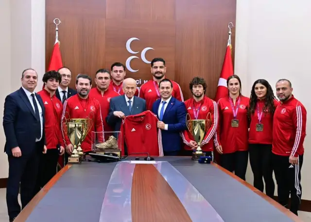 EROĞLU'NDAN BAHÇELİ'YE ZİYARET
