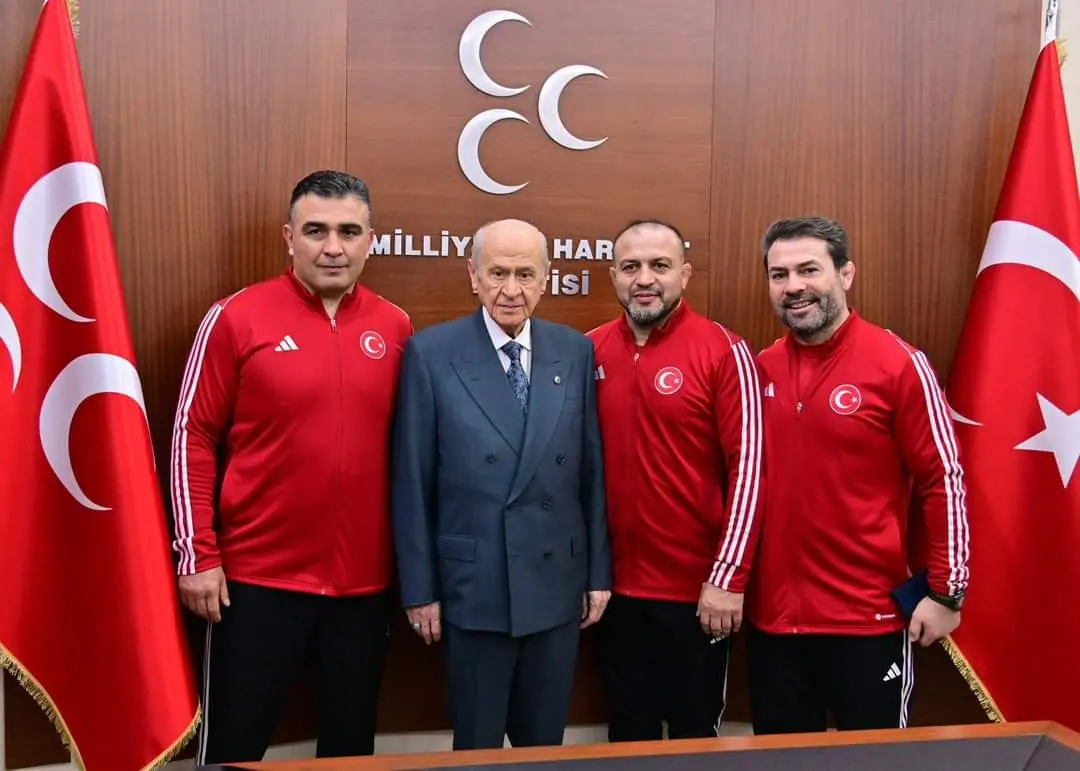 Haber: EROĞLU'NDAN BAHÇELİ'YE ZİYARET - Galeri-3