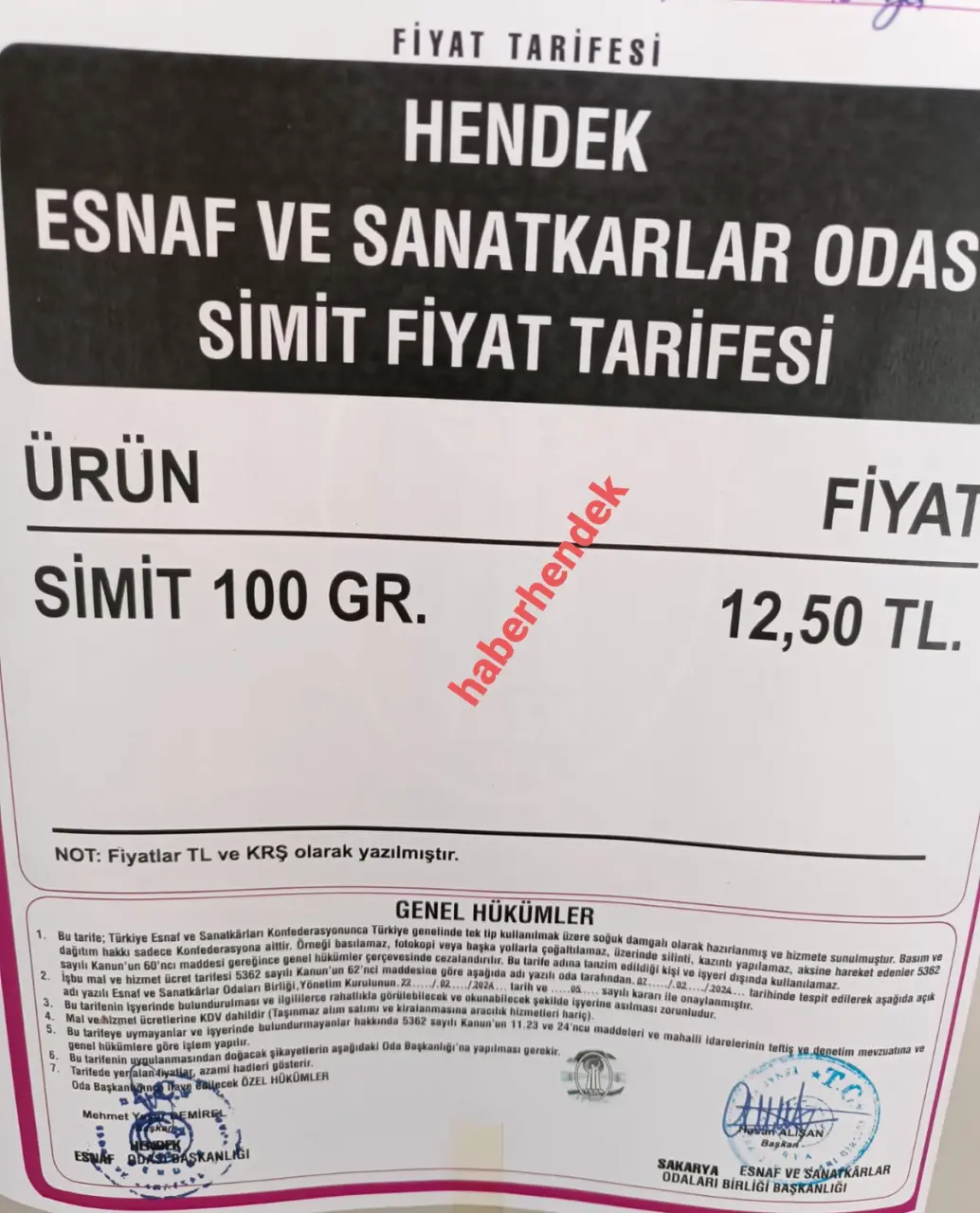 Haber: Hendek’te Simit Fiyatı Ekmeği Solladı - Öne Çıkan