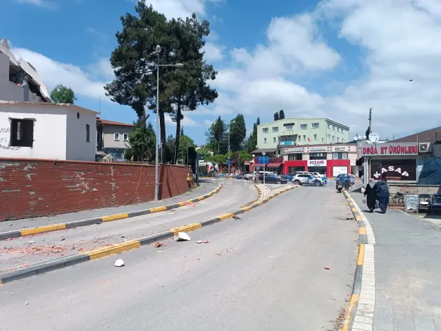 O yol trafiğe kapatıldı
