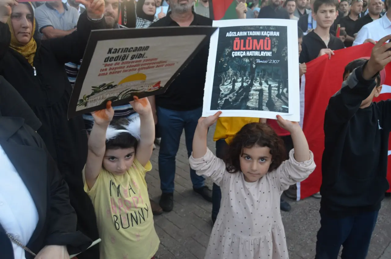 Haber: Hendek’te İsrail'e öfke - Galeri-6