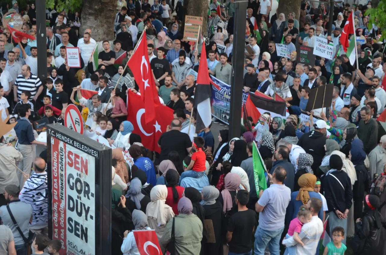 Haber: Hendek’te İsrail'e öfke - Galeri-3