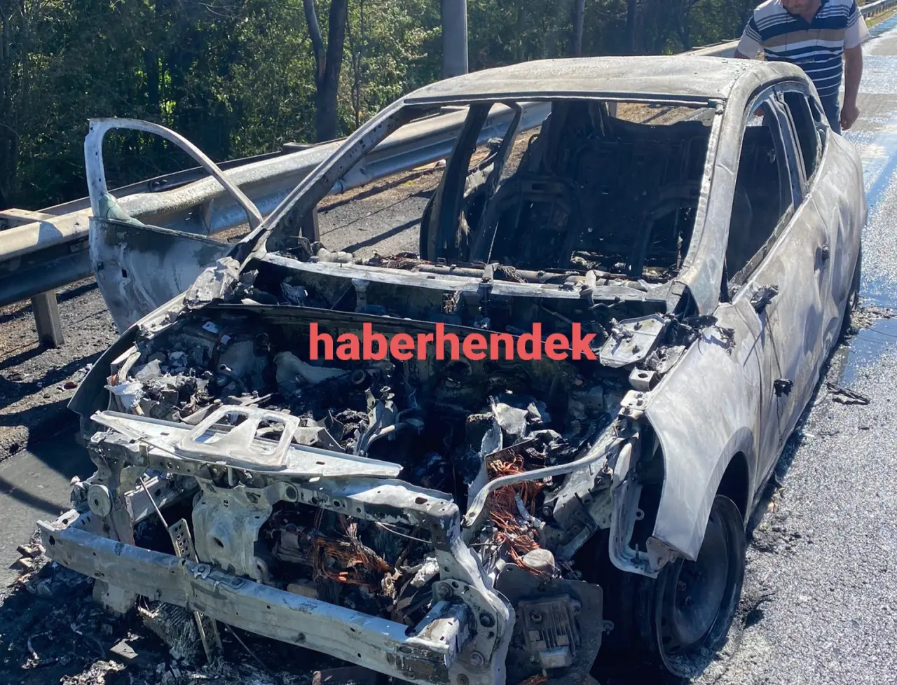 Haber: Otomobil alev alev yandı - Öne Çıkan